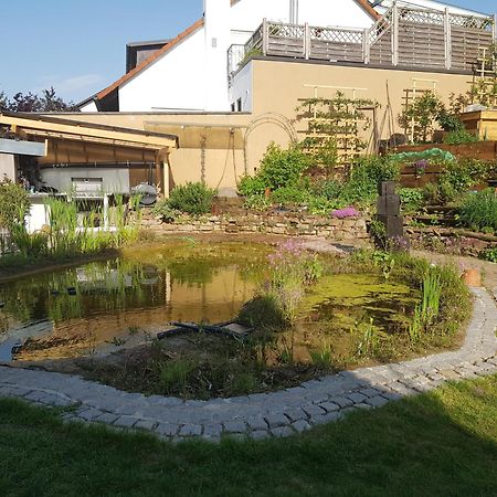 Wohnung Mit Sauna, Garten & Schwimmteich Bietigheim-Bissingen Extérieur photo